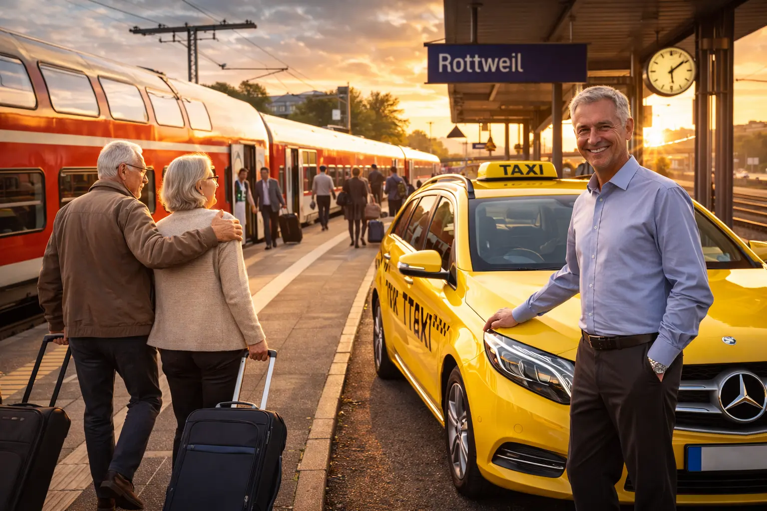 Bahnhof- & Zugtransfer