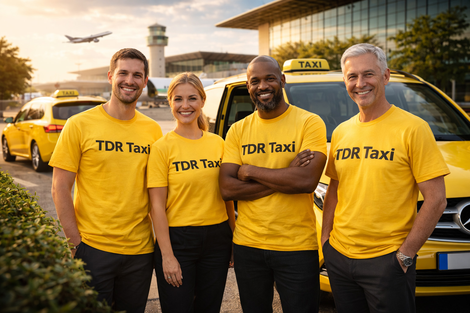 TDR - TAXI Team bei der Arbeit